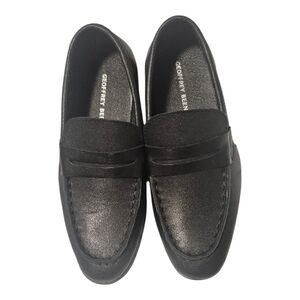 Geoffrey Beene Black Kids Penny Loafers